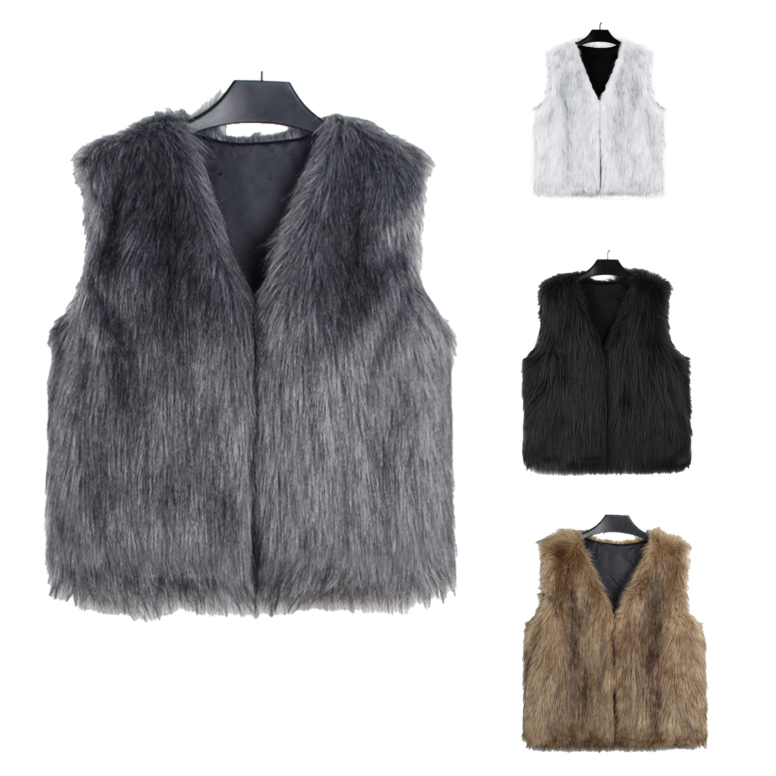 Women'S Fashion Gilet - Women Gilet Fashion Solid Color Sleeveless