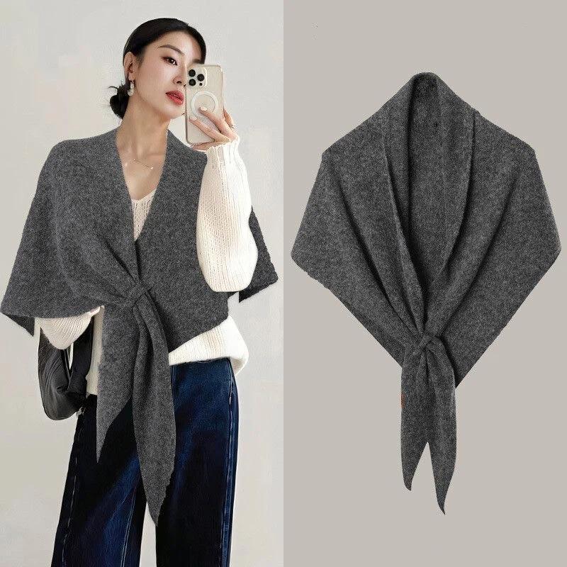 Women'S Fashion Knitwear - Winter Women Shawl Wraps Cardigan Cape