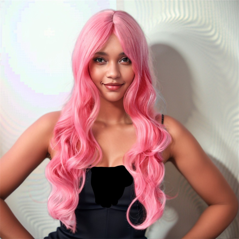 Women'S Young Fashion - Fashion Hair Extensions Synthetic Pink Young