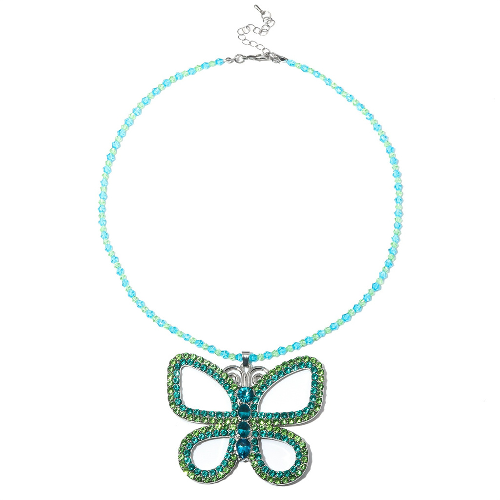 Women Fashion Necklace - Suddenly 30 Jenna Exaggerated Butterfly Pendant