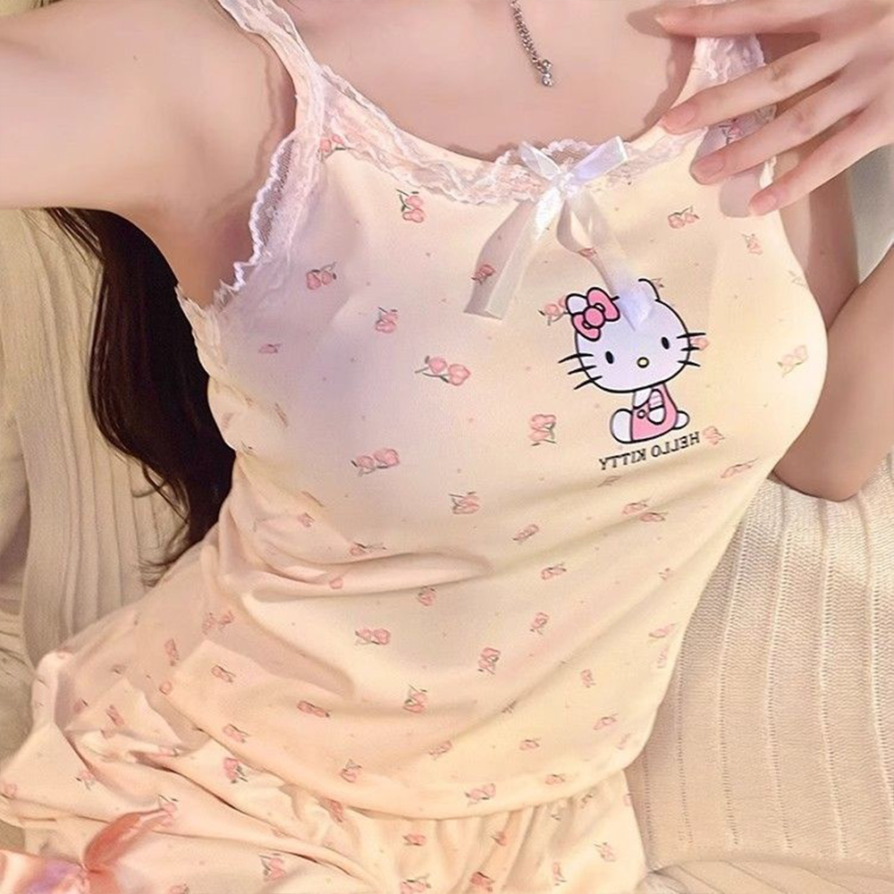 Women'S Fashion Pajamas - New Sweet Hello Kitty Women Summer