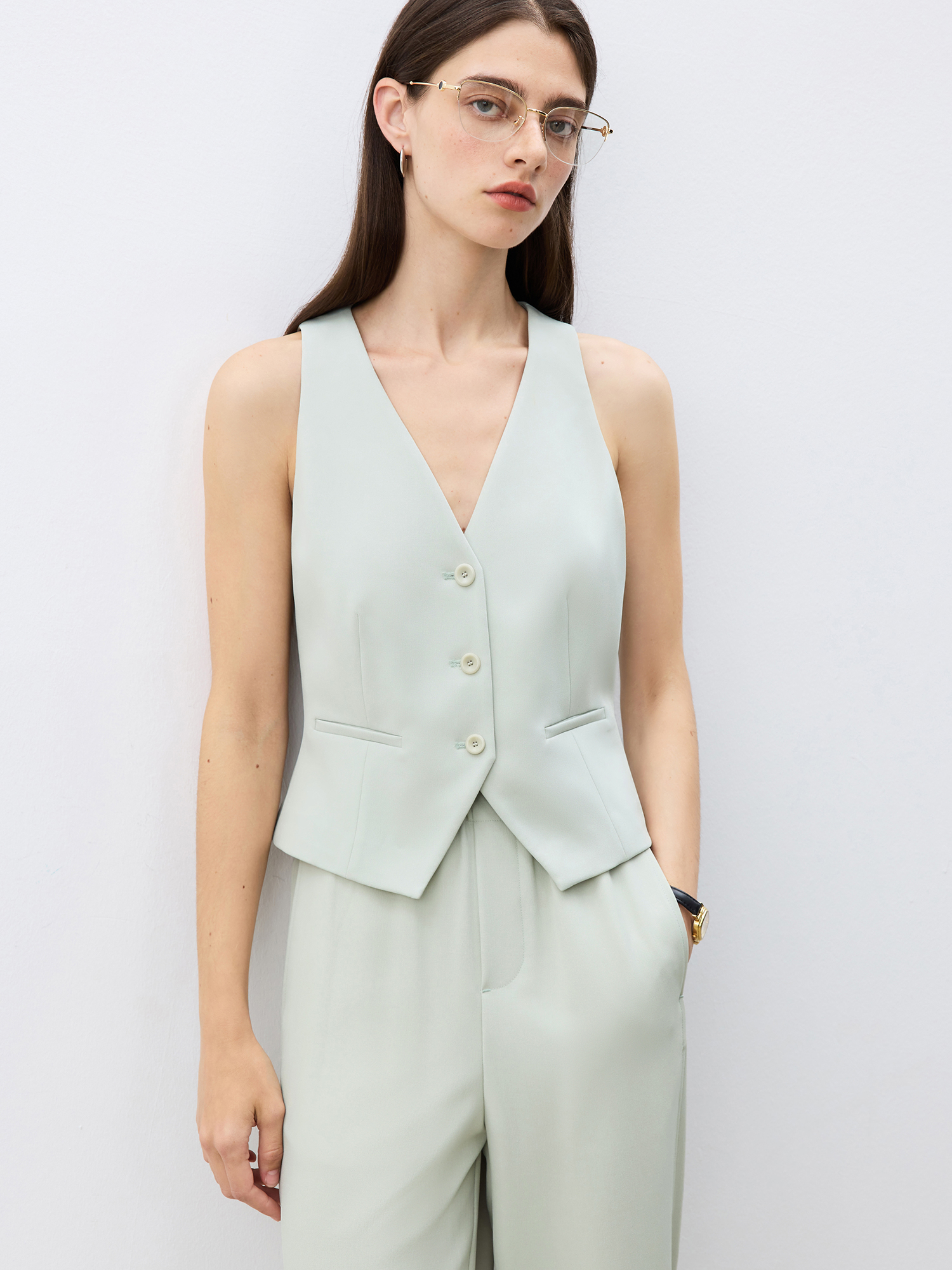 Women'S Fashion Petite - ZIQIAO Petite Size Suit Vest Casual