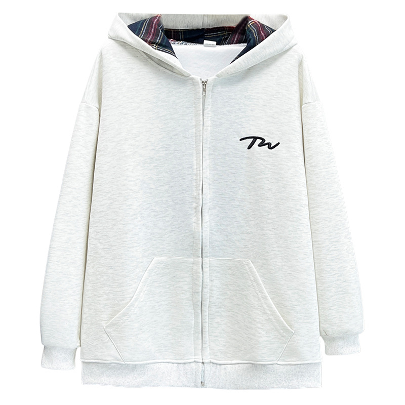 Women'S Fashion Zip Hoodie - XXXXL Fashion Plus Size Women's Hoodies