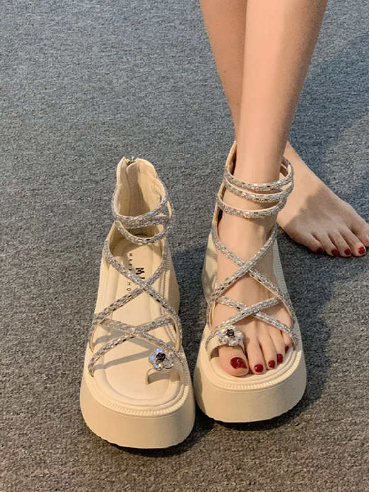 Women'S Fashion Petite - Women's Gladiator Sandals 2026 Summer New