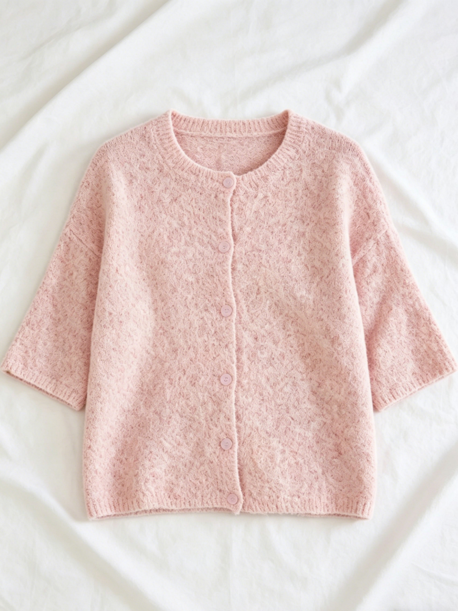 Women'S Fashion Knitwear - Women's plus size button knit cardigan,