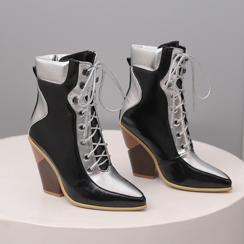 Women'S Fashion Magazines - New 10cm Tapered Toe Boots Fashion