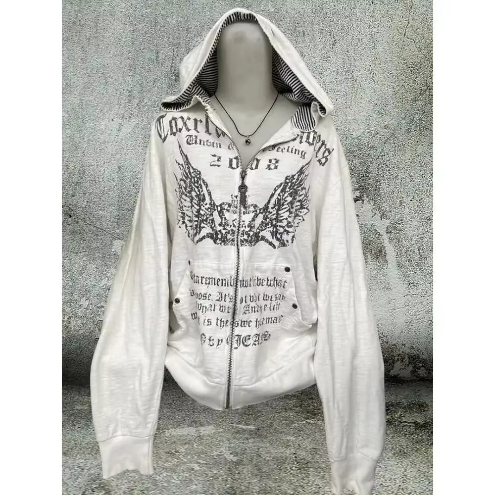 Grey Faux Fur Wool Double Zipp - Women'S Fashion Zip Hoodie reseña y precio