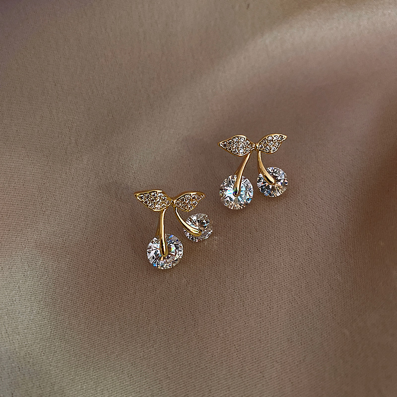 Petite Cherry Delicate Stud Ea - Women'S Fashion Petite reseña y precio