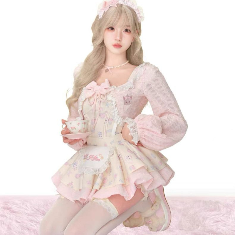 Japanese Sweet Lolita Style 3  - Women'S Fashion Knitwear reseña y precio
