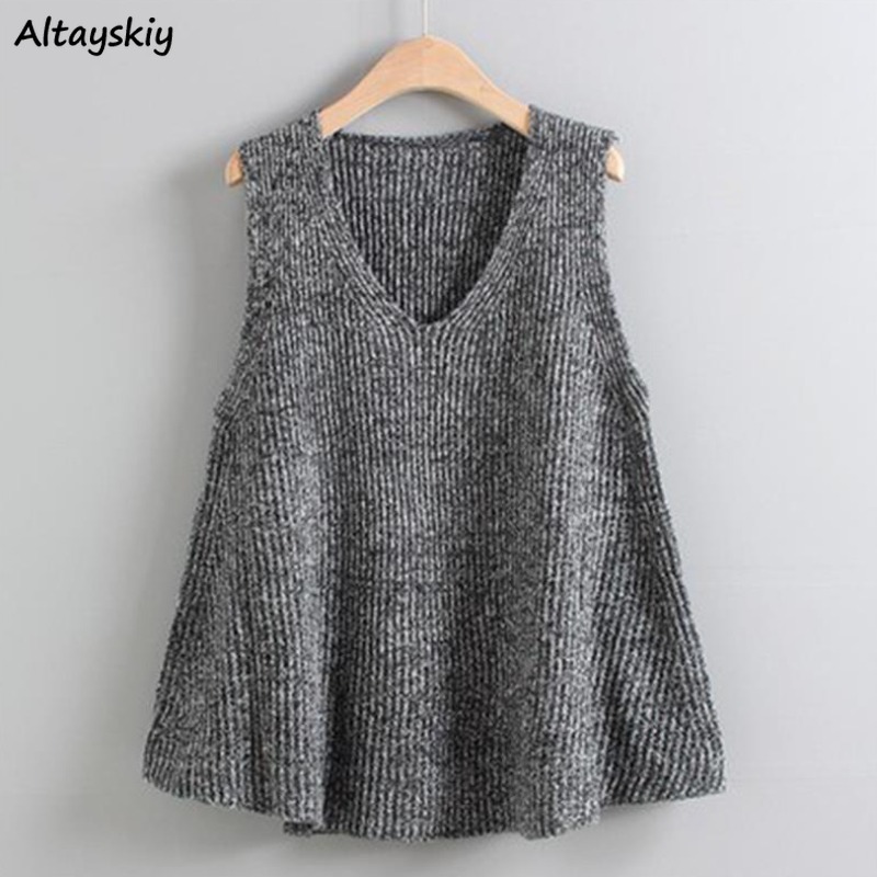 Loose Sweater Vest for Women F - Women'S Young Fashion reseña y precio