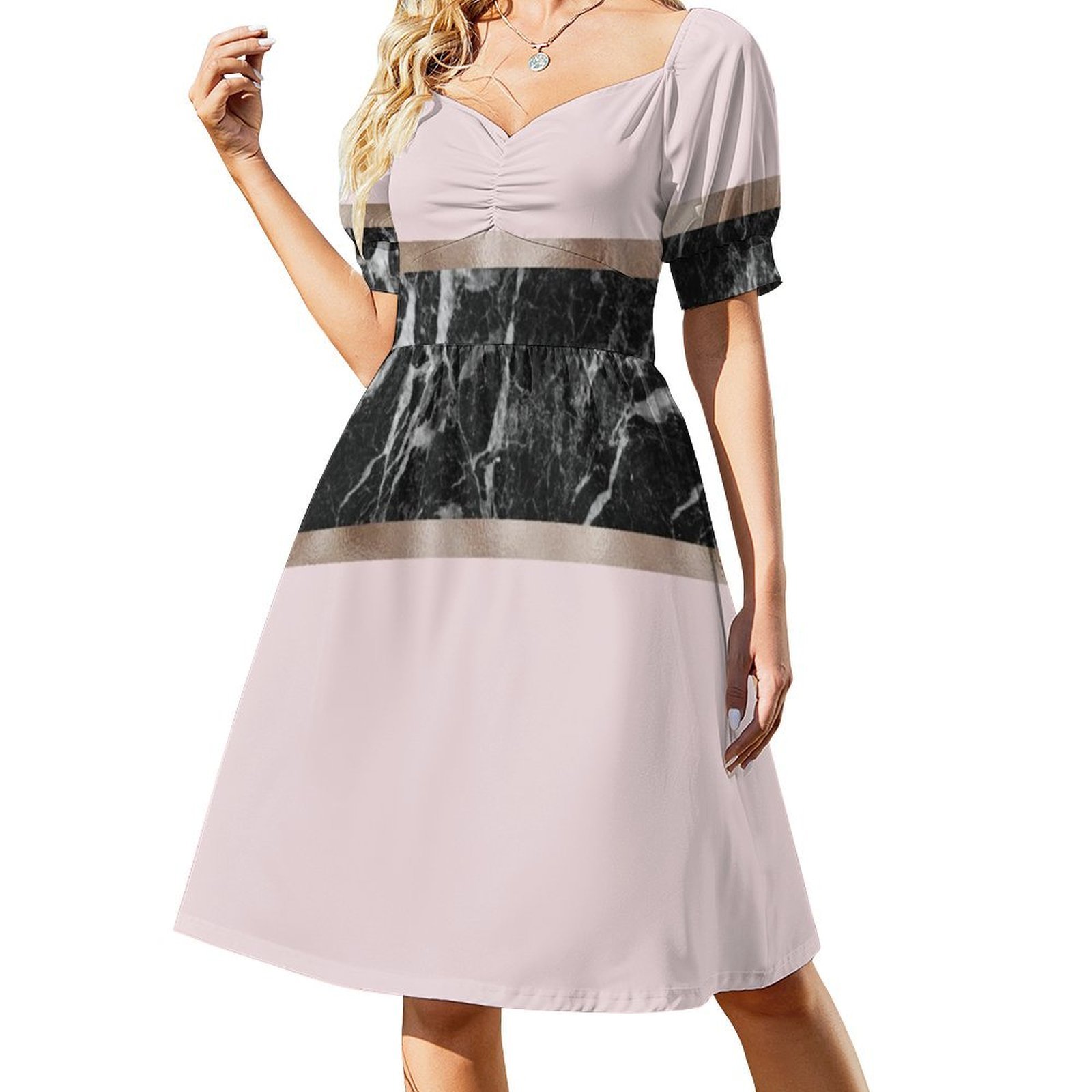 Strawberries And Cream-Black M - Women Fashion Gown reseña y precio