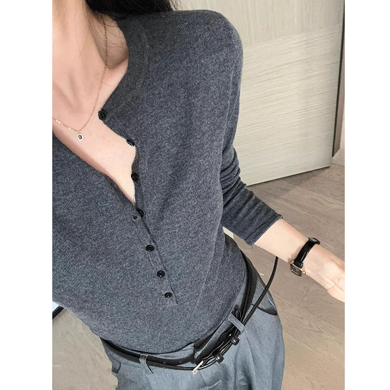 Women Long Sleeved Top V-neck  - Women Fashion Designer reseña y precio