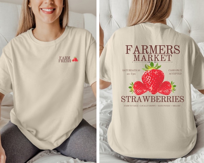 Farmers Market Strawberries Fr - Women'S Fashion Market Size reseña y precio