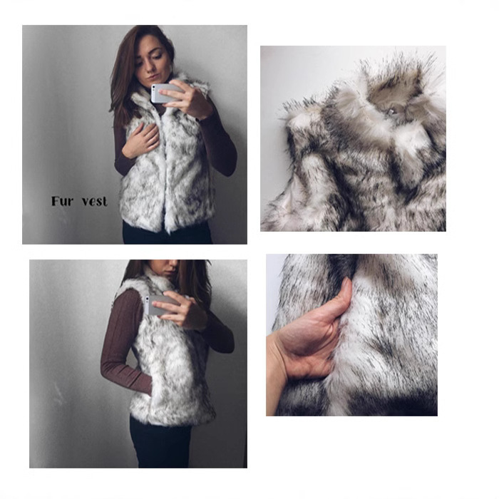 Chic Vest Soft Faux Fur Vest S - Women'S Fashion Gilet reseña y precio