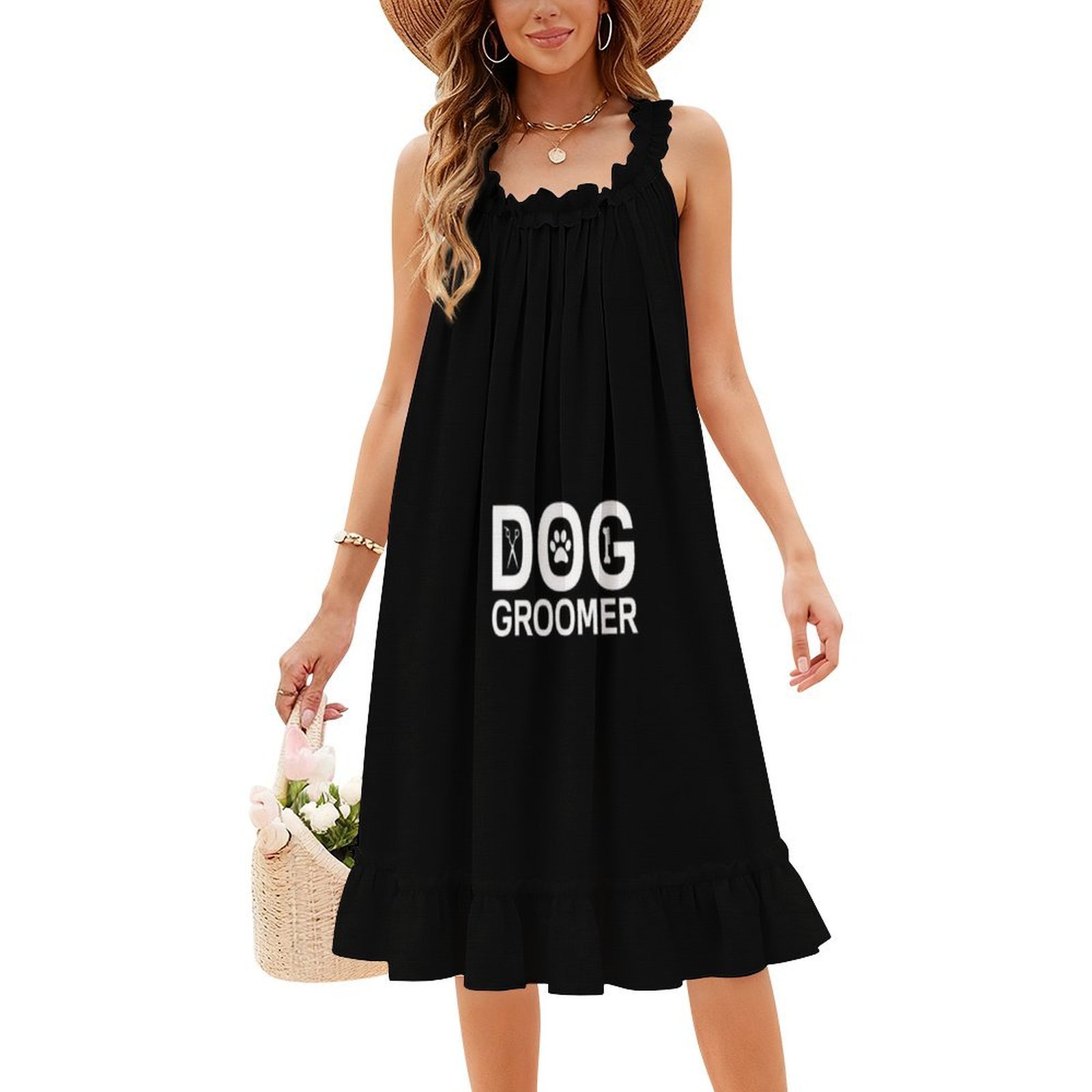 Dog Groomer Boho Chic Dress El - Women Fashion Gown reseña y precio