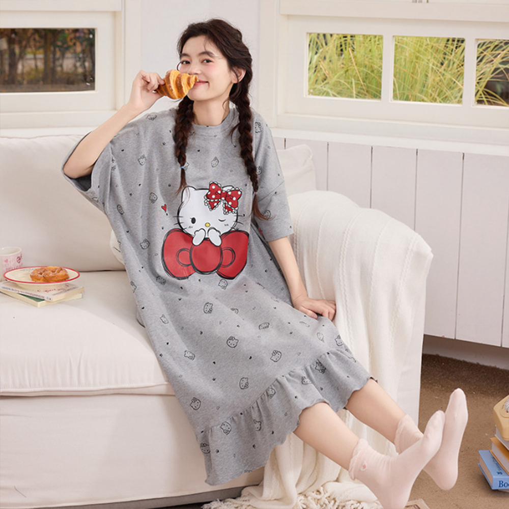 New Cute Hello Kitty Women Sle - Women'S Fashion Pajamas reseña y precio