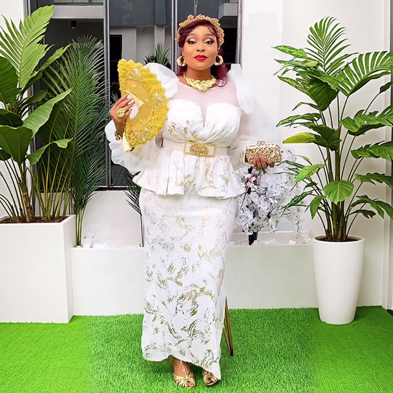 2025 New Women African Party D - Women Fashion Gown reseña y precio