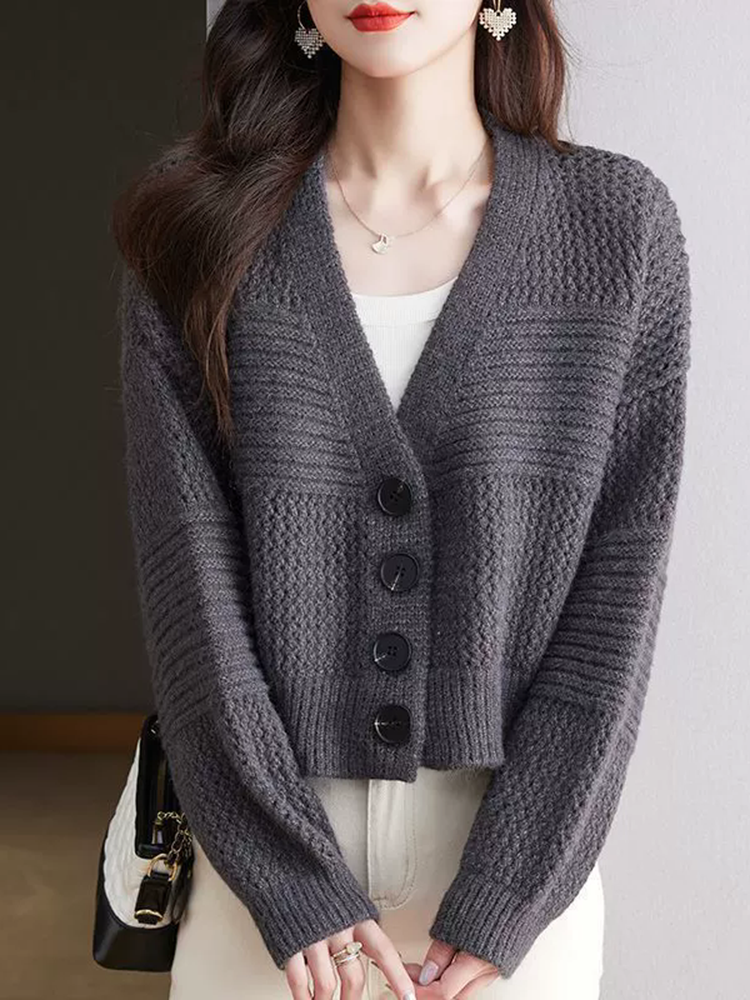 Women's Casual Short Knitted C - Women'S Fashion Gilet reseña y precio