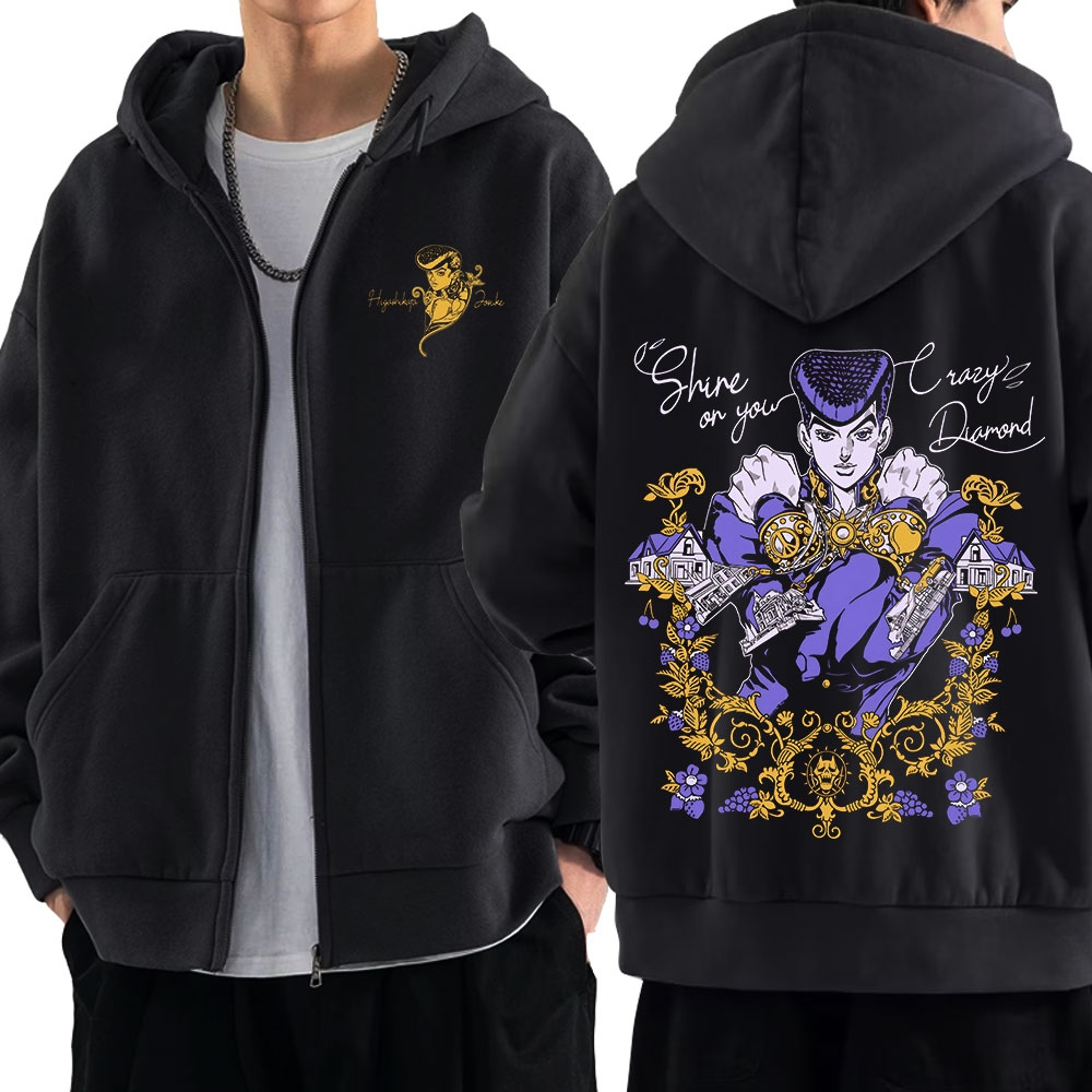 Anime Jojo Bizarre Adventure Z - Women'S Fashion Zip Hoodie reseña y precio