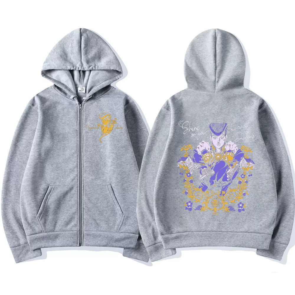 Anime Jojo Bizarre Adventure Z - Women'S Fashion Zip Hoodie reseña y precio