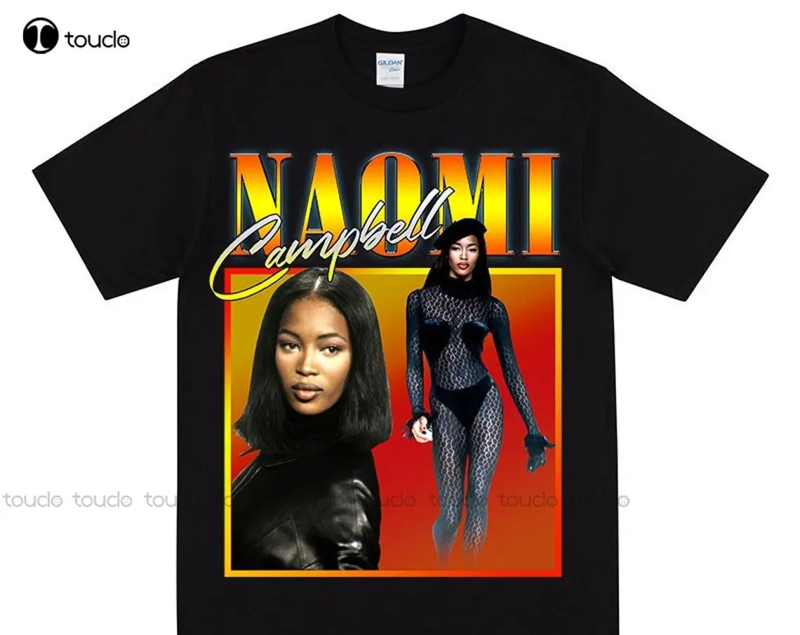 Naomi T-Shirt Black Supermodel - Women'S Fashion Magazines reseña y precio