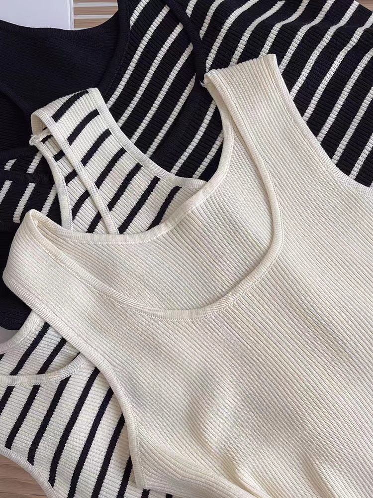 New sweater striped vest women - Women'S Young Fashion reseña y precio