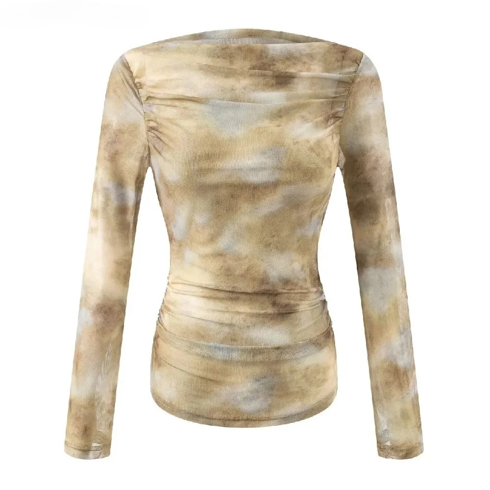 2025 Sexy Tie-Dye Print Ruched - Women'S Fashion For 2025 reseña y precio