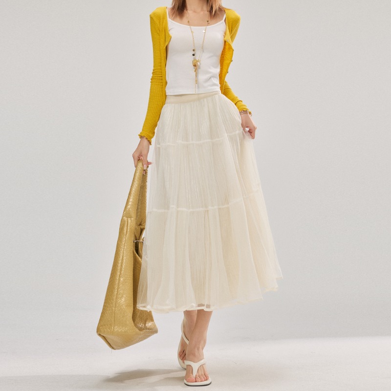 Women's Skirt High Waist Pleat - Women'S Fashion Petite reseña y precio