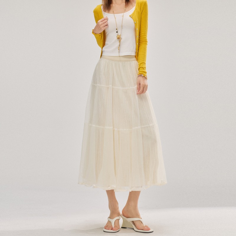 Women's Skirt High Waist Pleat - Women'S Fashion Petite reseña y precio