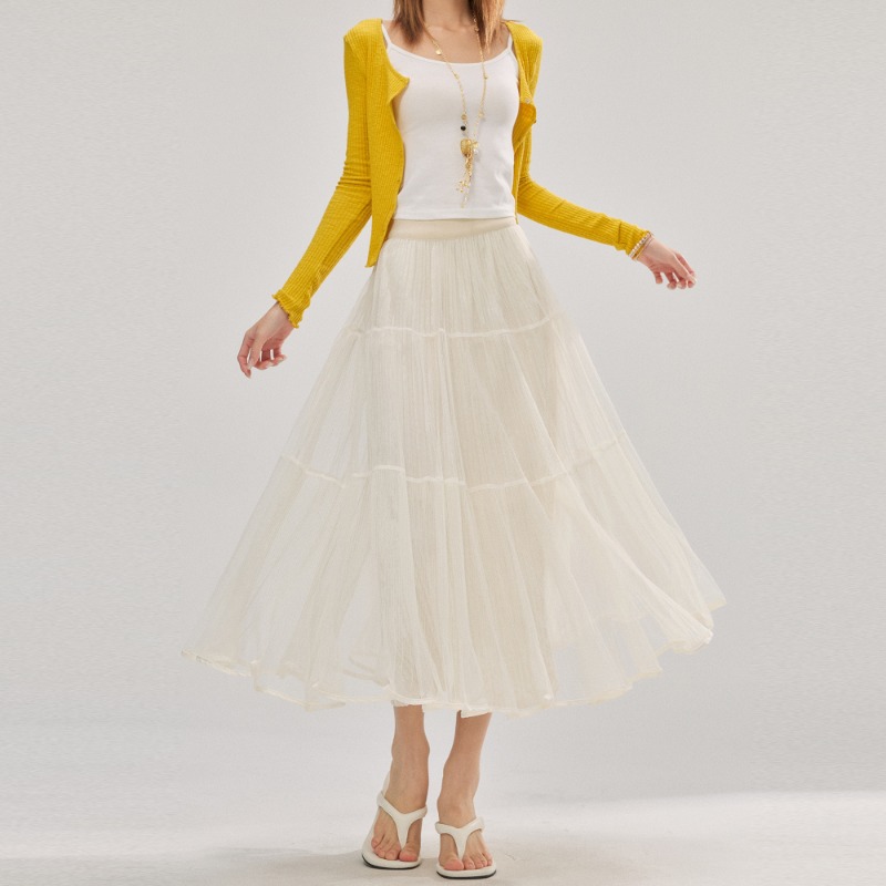 Women's Skirt High Waist Pleat - Women'S Fashion Petite reseña y precio