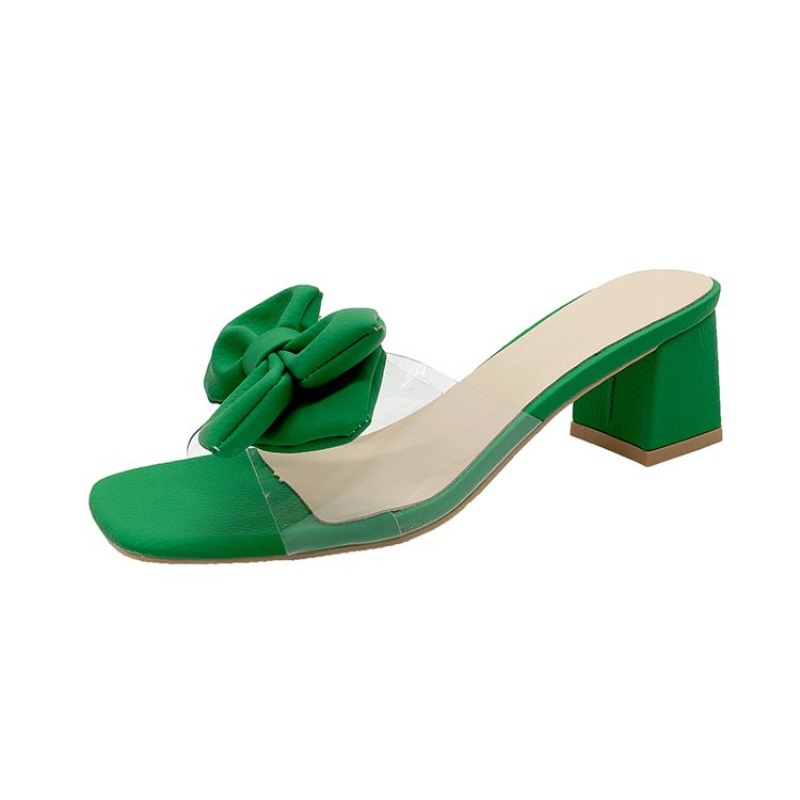 Heeled Women Slippers Bow High - Women'S Fashion For 2025 reseña y precio