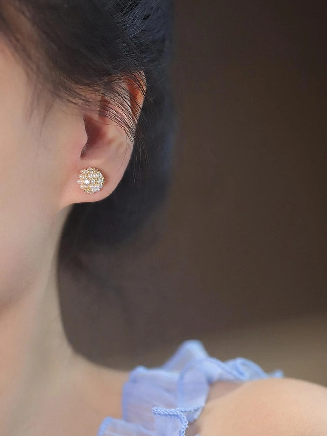 Petite Pearl Stud Earrings For - Women'S Fashion Petite reseña y precio