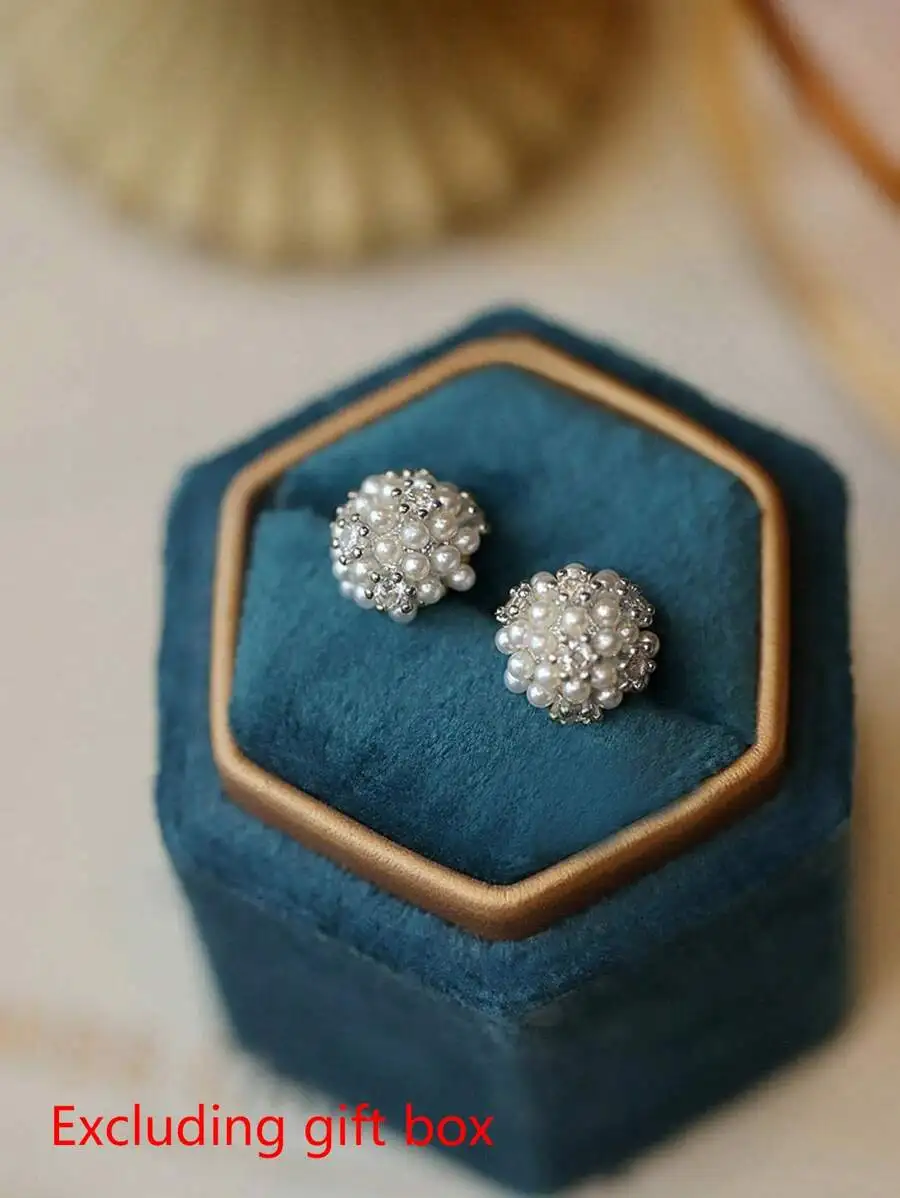 Petite Pearl Stud Earrings For - Women'S Fashion Petite reseña y precio