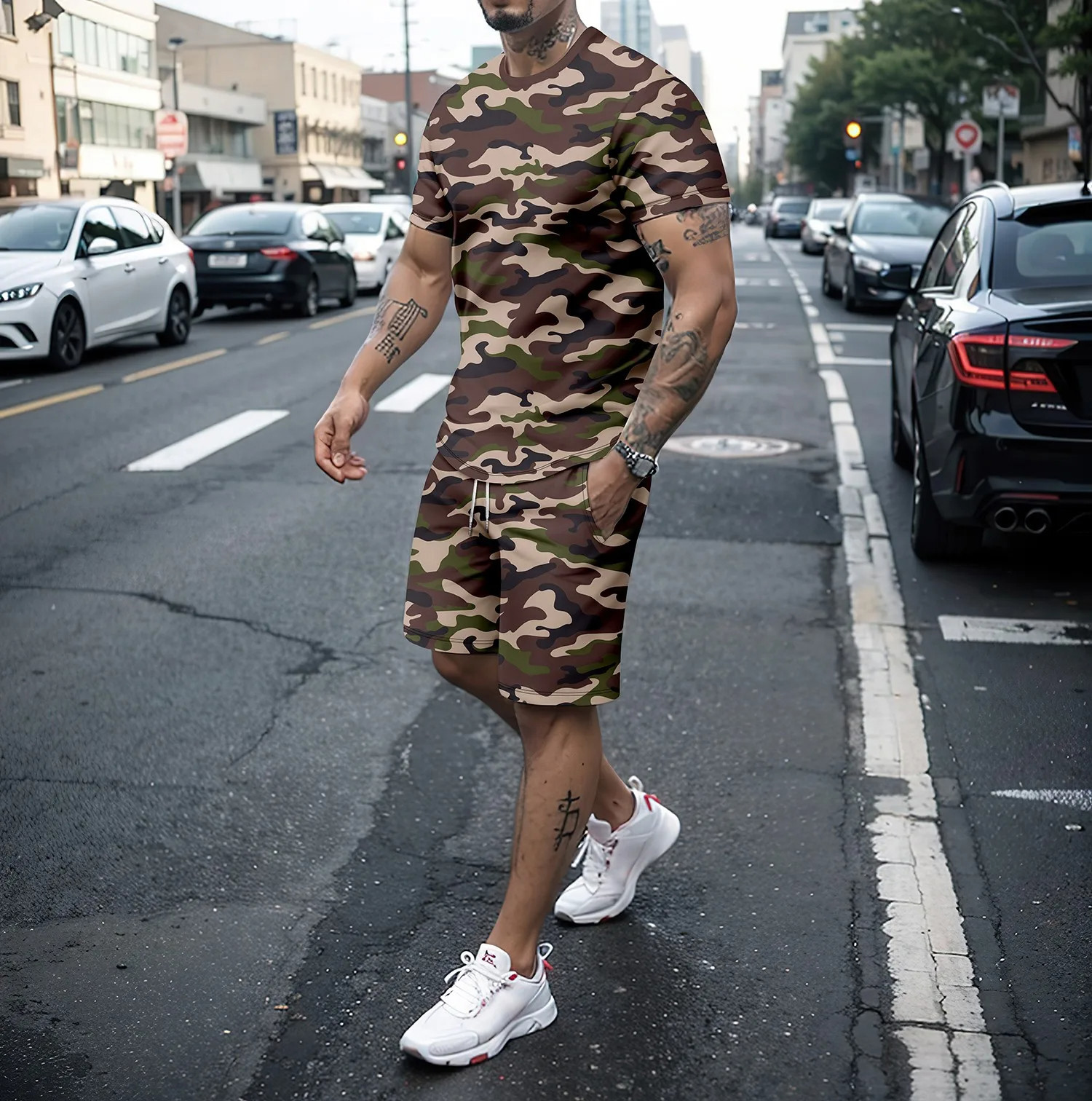 Camouflage Outdoor Tracksuits  - Women'S Fashion Q reseña y precio