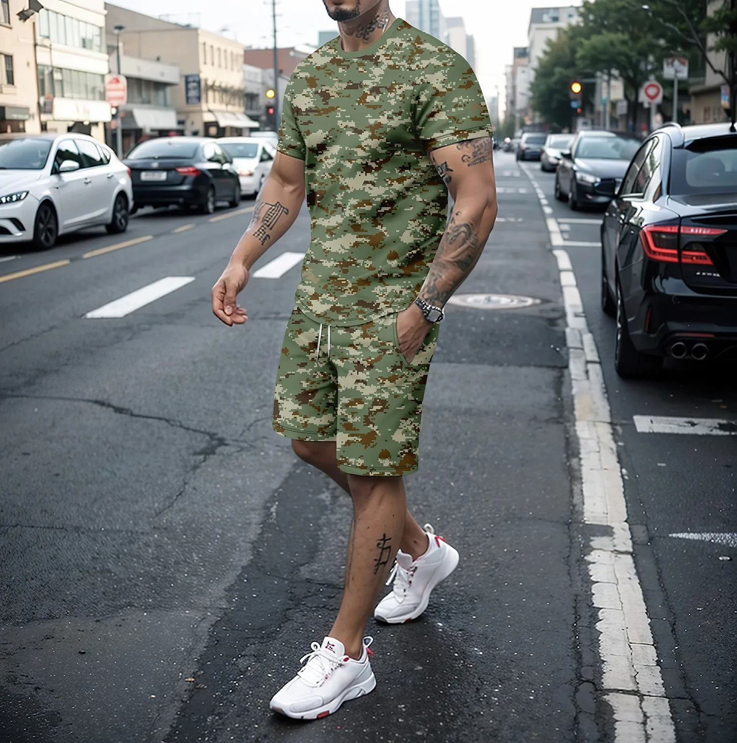 Camouflage Outdoor Tracksuits  - Women'S Fashion Q reseña y precio