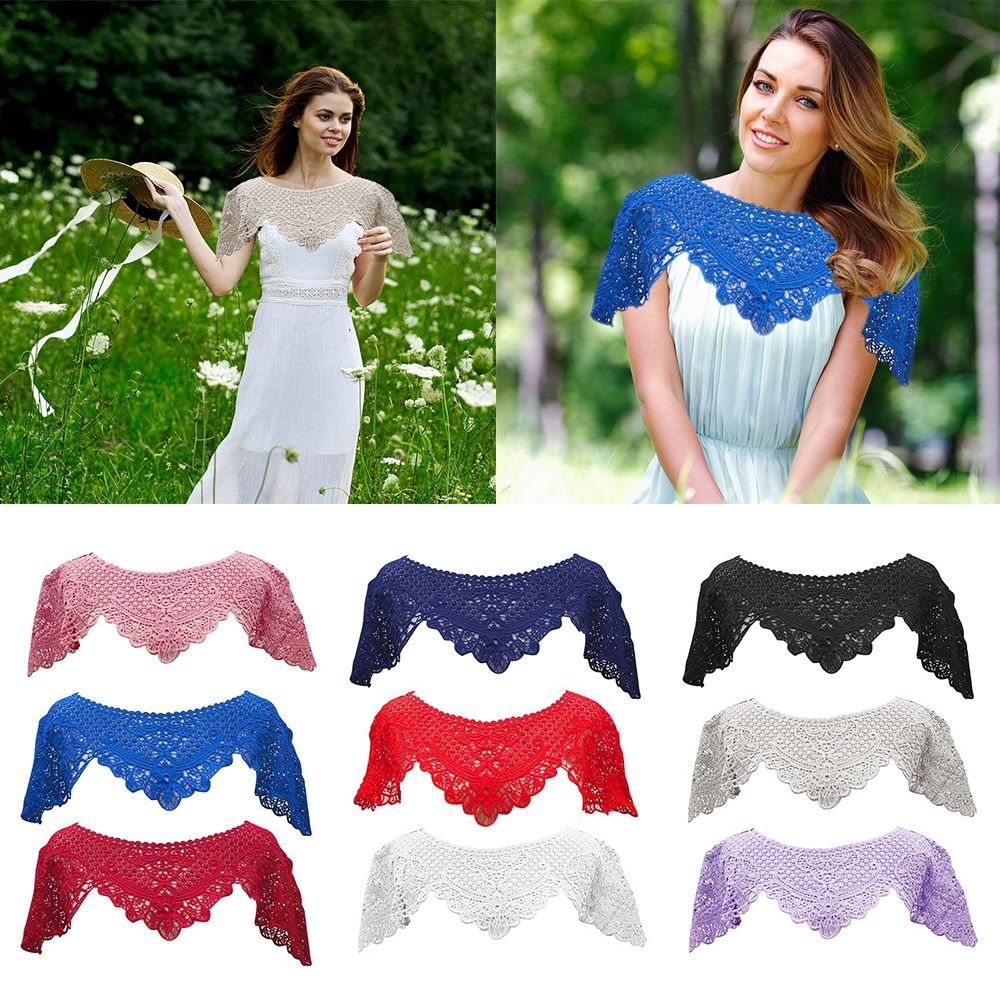 Lace Hollow Sunscreen Shawl Su - Women'S Fashion Knitwear reseña y precio