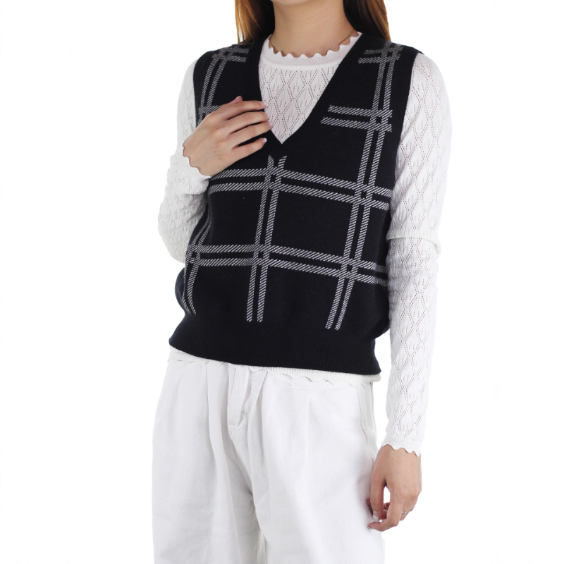Women's Fashion Knit Sweater V - Women'S Fashion Gilet reseña y precio