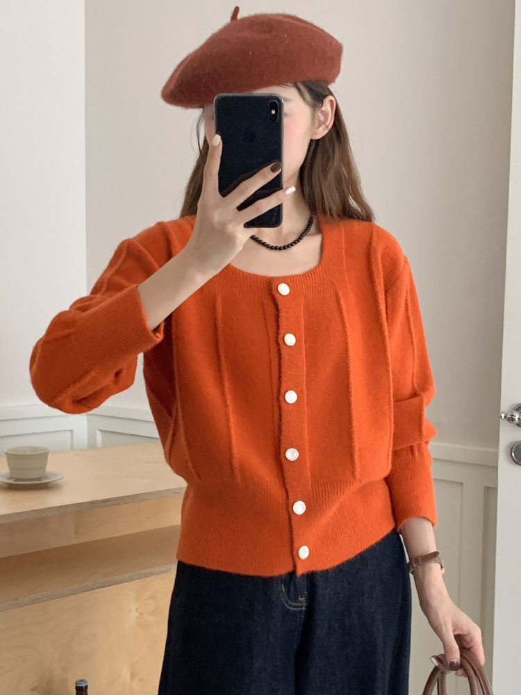 Korean Fashion Square Collar K - Women'S Fashion Gilet reseña y precio