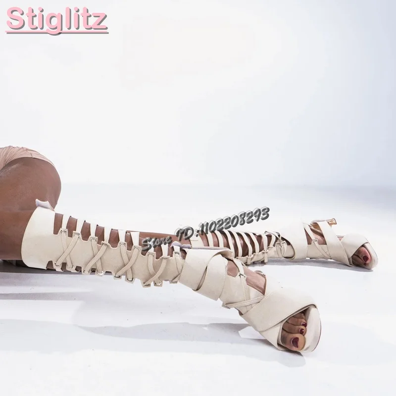 Retro Cross-tied Roman Sandals - Women'S Fashion For Summer 2025 reseña y precio