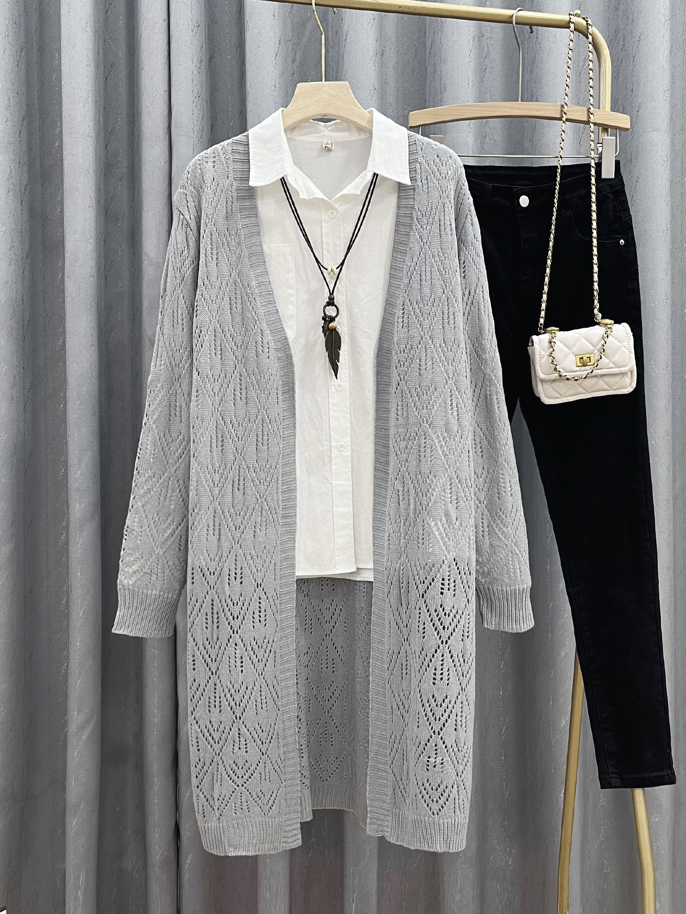 plus Size Open Cardigan Loose  - Women'S Fashion Knitwear reseña y precio