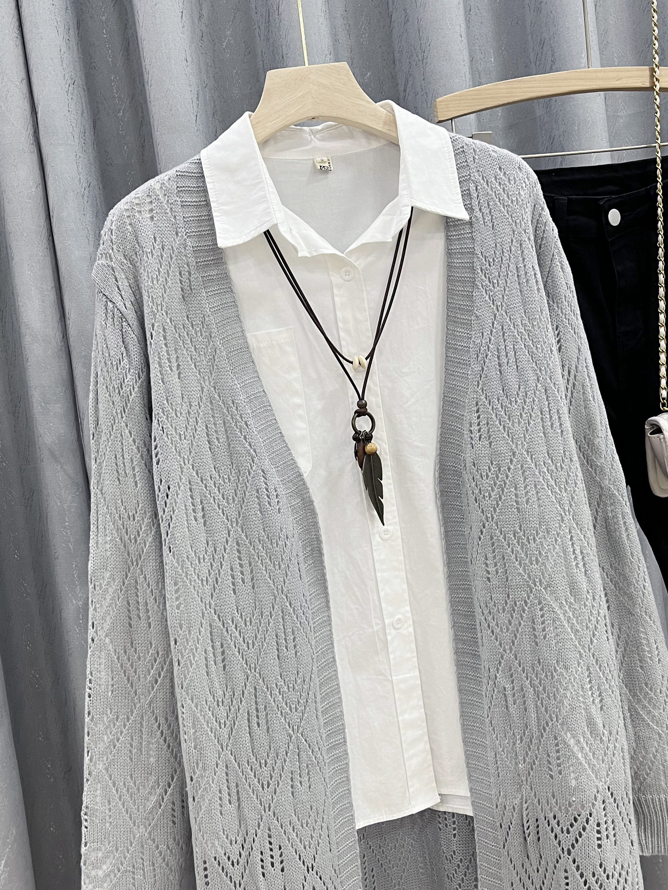 plus Size Open Cardigan Loose  - Women'S Fashion Knitwear reseña y precio