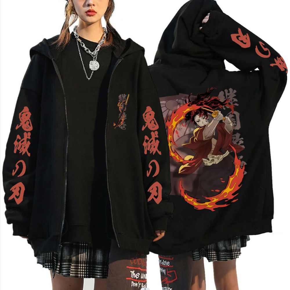New Demon Slayer Tsugikuni Yor - Women'S Fashion Zip Hoodie reseña y precio