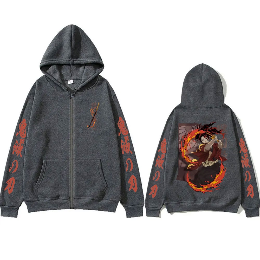 New Demon Slayer Tsugikuni Yor - Women'S Fashion Zip Hoodie reseña y precio