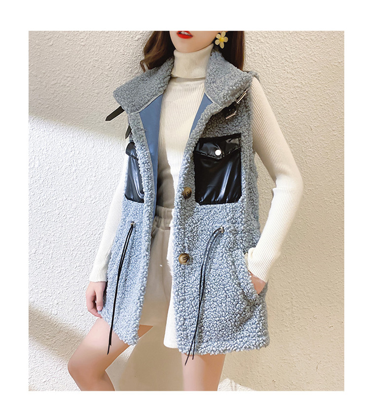 New Wool Waistcoat Women Fashi - Women'S Fashion Gilet reseña y precio