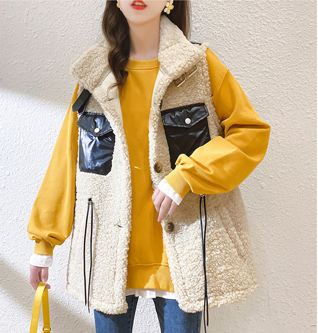 New Wool Waistcoat Women Fashi - Women'S Fashion Gilet reseña y precio