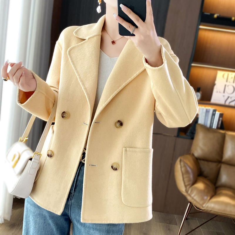 Petite Wool Coat Casual Croppe - Women'S Fashion Petite reseña y precio