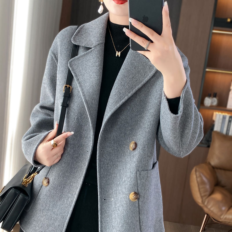 Petite Wool Coat Casual Croppe - Women'S Fashion Petite reseña y precio