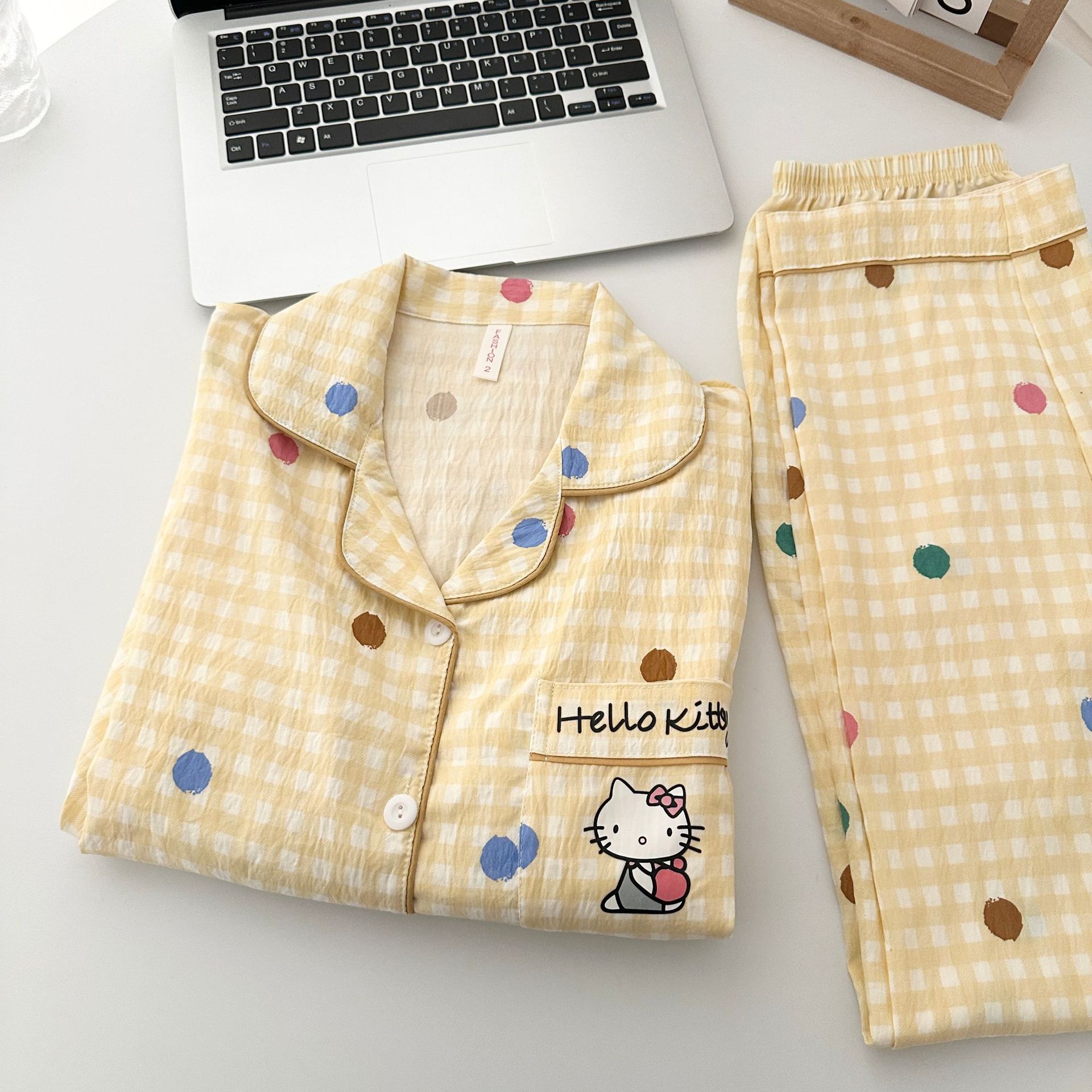 2Pcs Sweet Women Spring Autumn - Women'S Fashion Pajamas reseña y precio