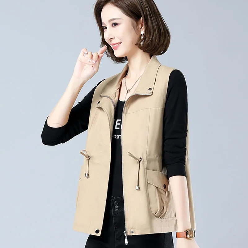 Women's Lightweight Stand Coll - Women'S Fashion Gilet reseña y precio